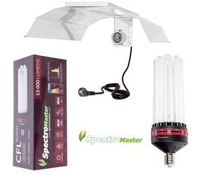 Spectromaster 300W, red (for bloom phase) with CFL reflector