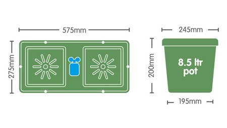 AutoPot Easy2Grow Kit 12x 8,5L