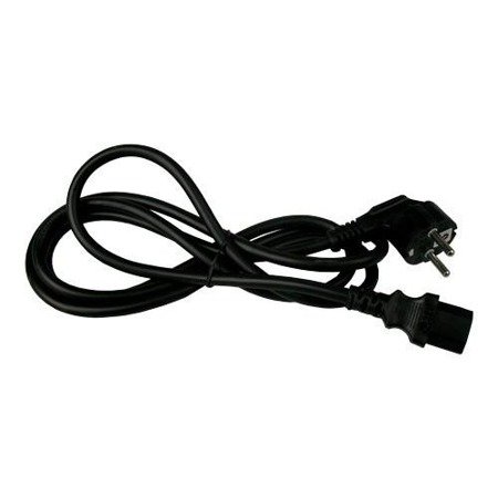 Cable with EU plug + IEC connector (female) 2m