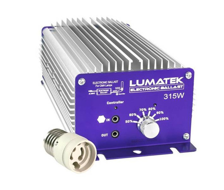 Lumatek 315W CMH controlllable ballast + E40 adapterer