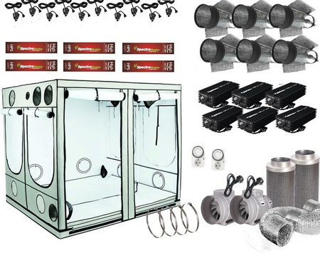 HOMEbox® Ambient Q300, Cooltube HPS 6 x 600W Spectromaster