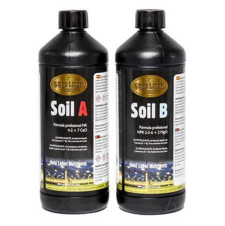 Växtnäring, Gold Label Soil A&B 2x1L