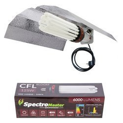 Spectromaster 125W, red (for bloom phase) with CFL reflector