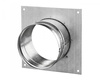 Wall flange square Ø100mm