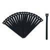 Negru pentru legături de cabluri - 12x200mm 20pcs