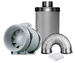 Ventilation kit TT150 520m3/h + Mastercarbo 650m3/h