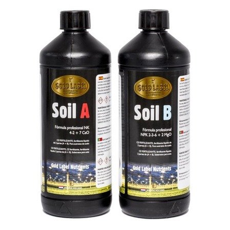 Växtnäring, Gold Label Soil A&B 2x1L